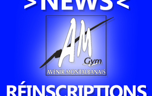 Ré-inscriptions pour la saison 2025-2026