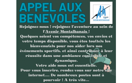 Appel aux bénévoles